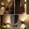 1/2 ks LED noční lampička s 16 barvami Vysoký jas Bez blikání Kompaktní design Zásuvná noční lampička Stolní lampa