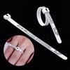 Ring Sizer Measuring Tool Set Easy Jewelry Sizing Solution US UK Size Adjustable Finger Circumference Measurement Tool