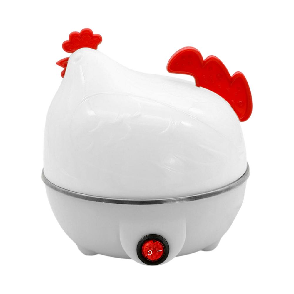 Home Chicken Shaped 7-Egg Capacity Egg Boiler Cooker Kitchen Cooking Appliance For Soft Hard Boiled Eggs