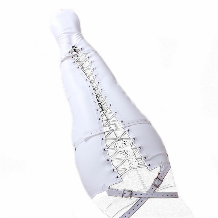 Aisile S.M Black Mermaid Bondage Leather Restraint Outfit