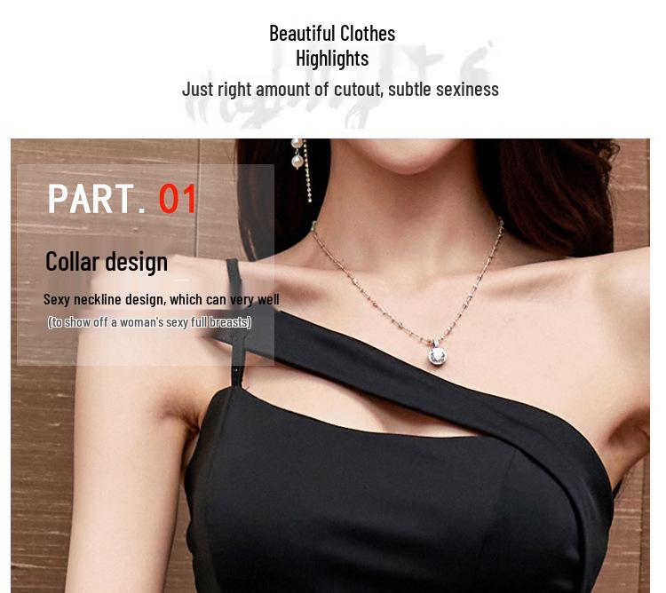2026 Elegant Strapless Slit Evening Gown – Slimming Bodycon, Hip-Hugging, Floor-Length Dress