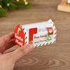 50pcs Christmas Mailbox Shape Candy Gift Box Kids Xmas Cookie Snack Packing Box Bag Navidad Noel Home Decor New Year