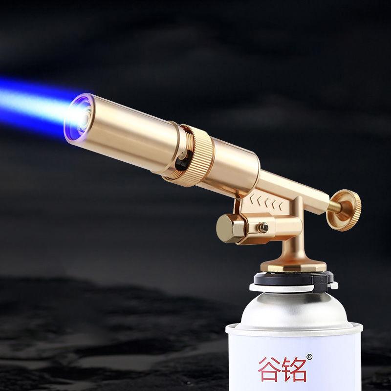 1pcs Flame Gas Torch for Camping Barbecue Baking Metal Welding Heater Lighter Flame Gun for Cooking Outdoor Butane Burner