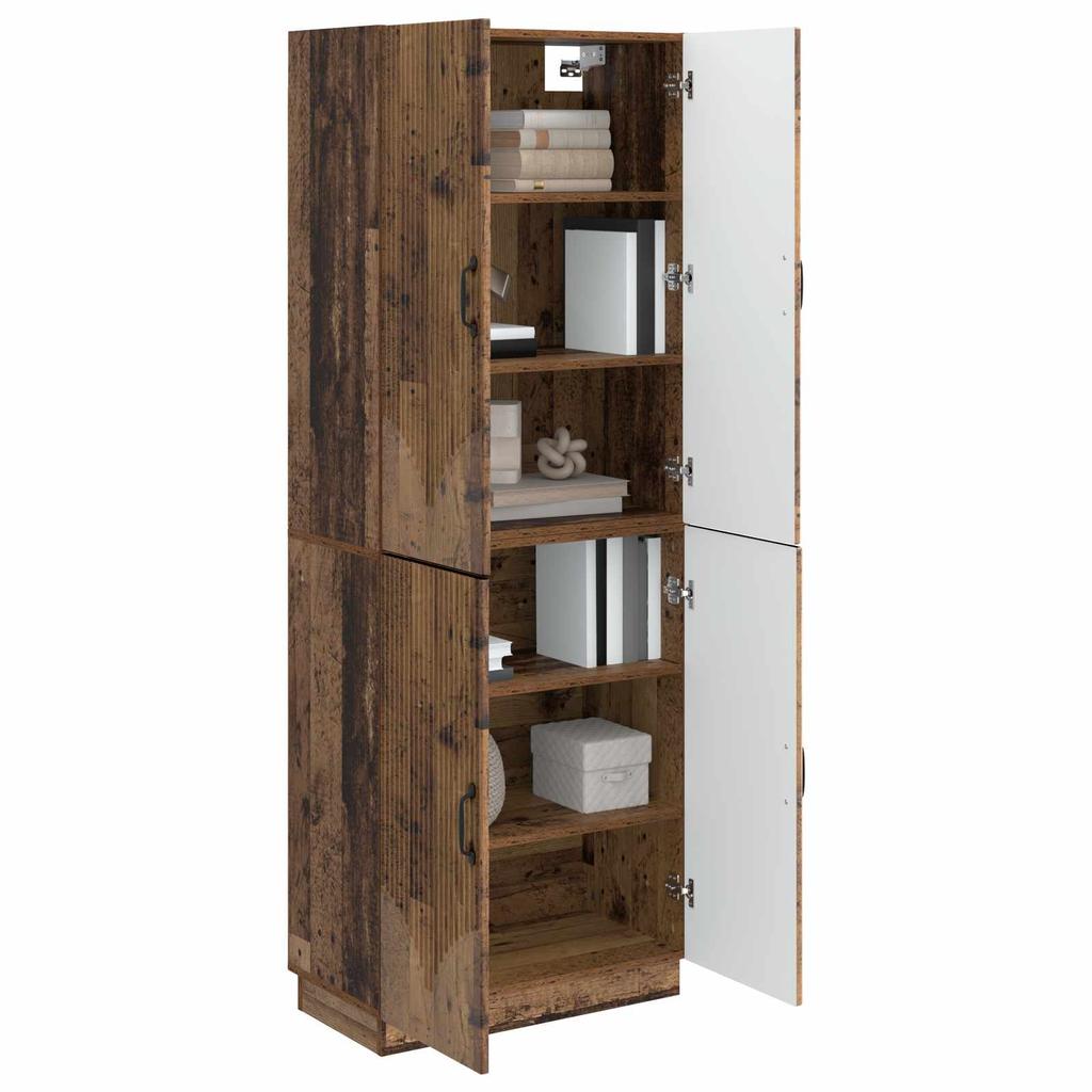 2 Piece Cabinet Set Reclaimed Wood Wood Based Material