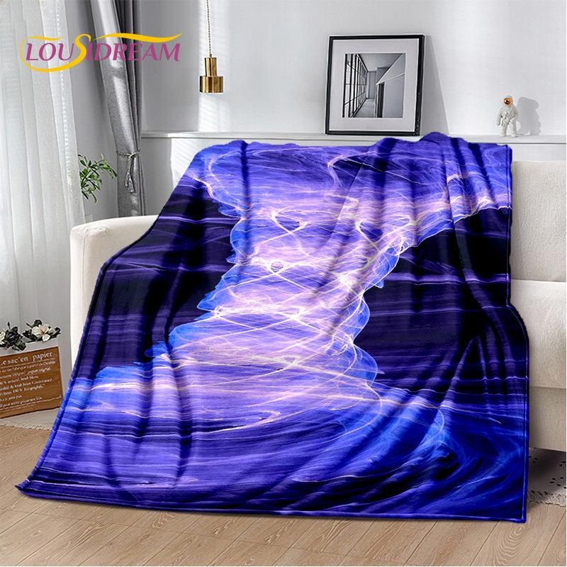 

3D Natural, Tornado, Cloud Soft Plush Blanket, фланелевое одеяло, плед для гостиной, спальни, кровати, дивана, пикника, детей, офиса 40x50in