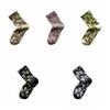 5Pairs Breathable Floral Short Socks Patchwork Retro Socks Comfortable Mid Tube Socks  Autumn