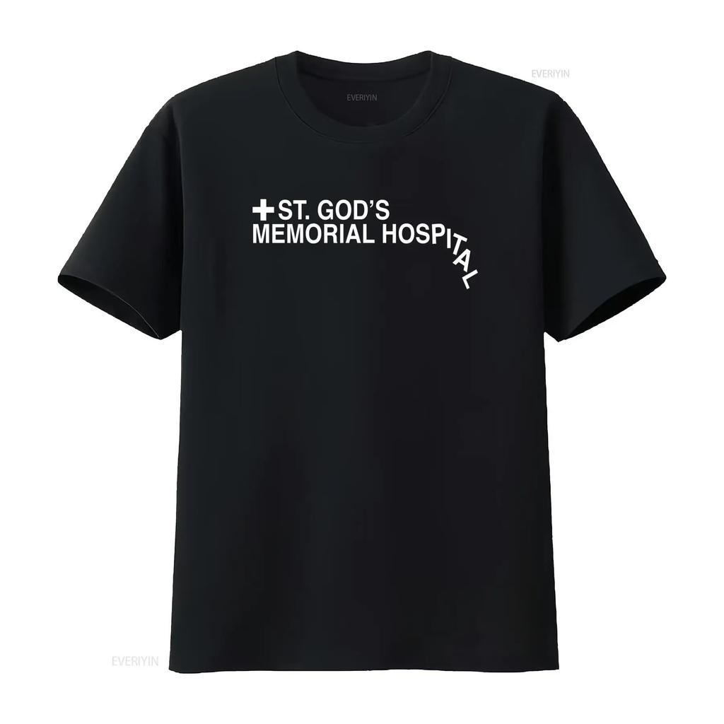 Idiocracy St God's Memorial Hospital T Shirt Available In Sizes M L XL 2XL 3XL 4XL Stretched C