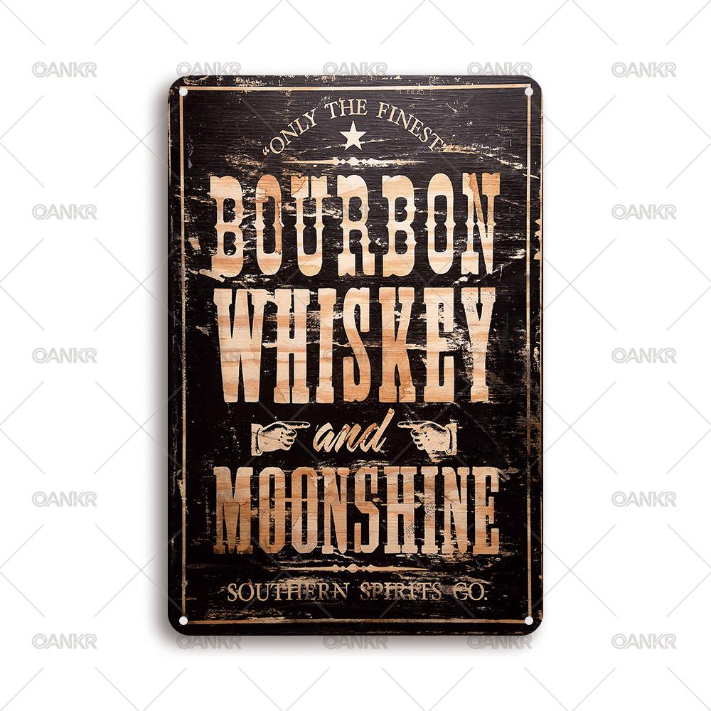 

Vintage Art Beer Poster Metal Tin Sign Whiskey Wall Posters Metal Signs for Man Cave Pub Bar Home Wall Decor Plaque 20x30cm（7.8x11.8inch）