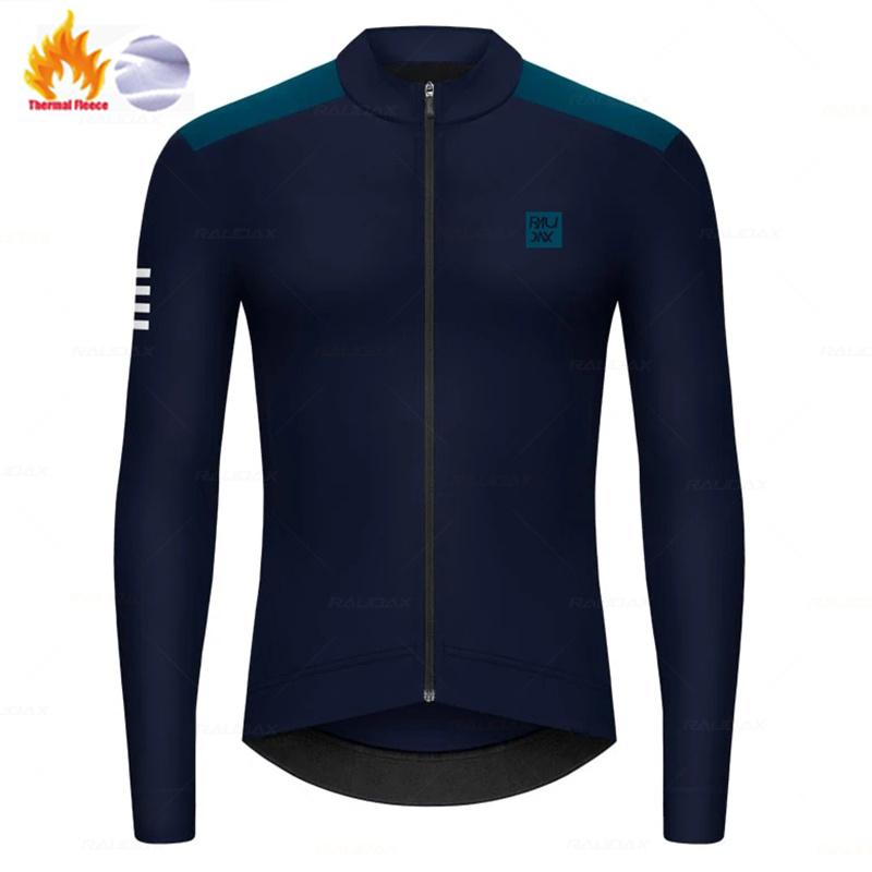 Raudax Winter Thermal Fleece Cycling Jersey Set Normal Studios Racing Bike Cycling Suit Mountian Cycling Clothing Ropa Ciclismo