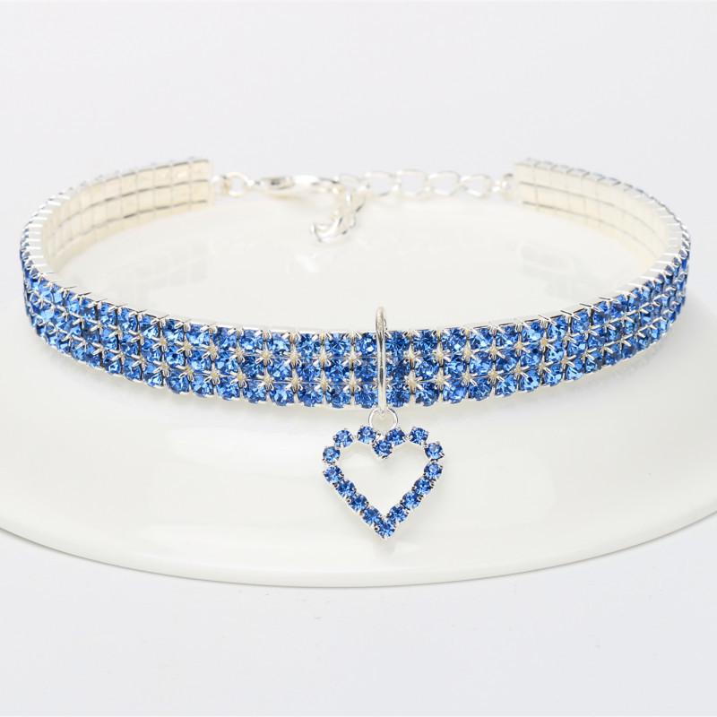 Elastic Heart Pet Collar - Cat & Dog Accessories