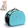 Cat Carrier Collapsible Breathable Large Capacity Portable Pet Carrying Bag with Shoulder Hand