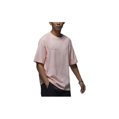 American Retro Letter Logo Print Crew Neck Short Sleeve T-Shirt Men Tops Atmospheric-Grey DQ7357-610