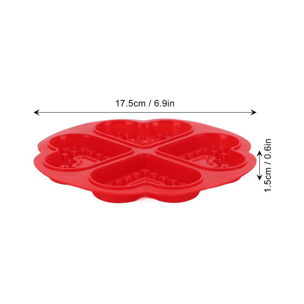 Easy Demoulding Baking Mold Nonstick Silicone Waffle Mold Waffle Mold Heart Shape Mold  Making Cake