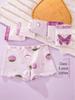 Girls' Pure Cotton Antibacterial Boxer Shorts - Comfortable Toddler & Little Girl Underwear