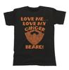 Love Me Love My GINGER Beard Funny Mens  T-Shirt Bearded Hipster Gift Top