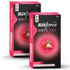 Manforce Litchi Flavoured Extra Dotted Condoms for Men | 20 Pcs | Lubricated Latex Condoms For Her Enhanced Pleasure | India’s No. 1* Condom Brand
