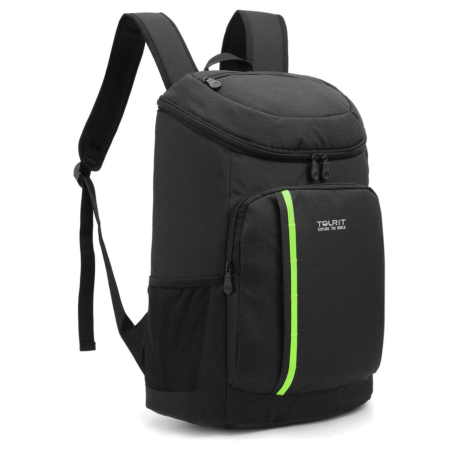 

TOURIT Insulated Large Insulated Sports Cooler Cooler Eco Water Багатофункціональний рюкзак для активного відпочинку [Tourito] Рюкзак, Ємність, Сумка, Рюкзак, чорний