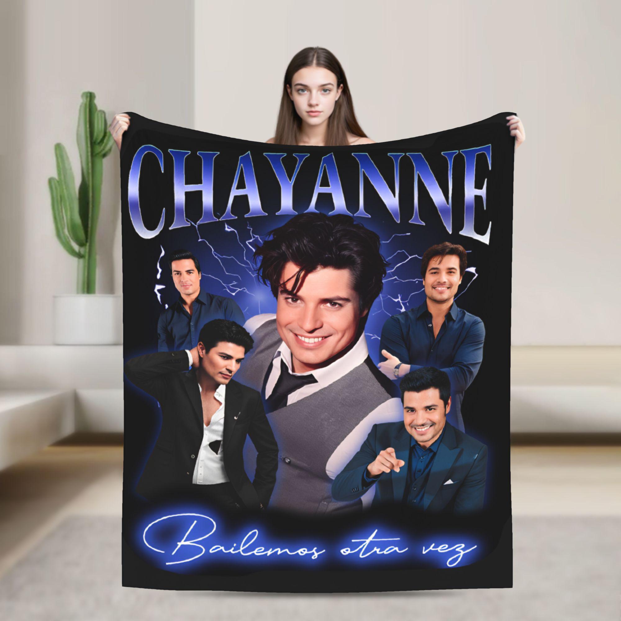 Chayanne Singer Warm Soft Blanket  Camping Plush Throw Blanket Funny Outdoor Flannel Bedspread Sofa Bed Cover 75X95CM