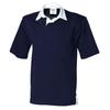 Front Row Mens Heavyweight Short-Sleeved Rugby Polo Shirt