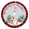 Plaid Santa Claus Christmas Tree Skirt