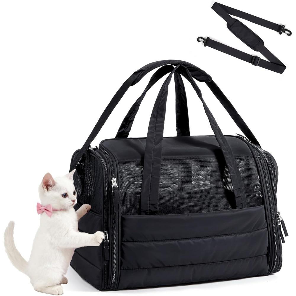 Soft-Sided Pet Carrier Quilted Puppy Carrier New Dog Carrier Outdoor Travel