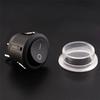 1Pc 2-PIN ON-OFF SPST Round Dot Car Auto Rocker Toggle Switch+Waterproof Cover Durable