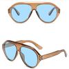Vintage Punk Pilot Sunglasses Goggle Woman Men Retro Stylish Uv400 Protection Sun Glasses Female Outdoor Shades Eyewear