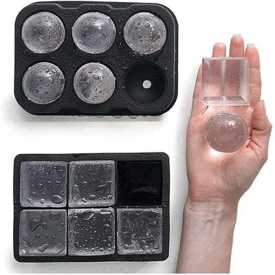 1PC Food Grade Reusable Ice Maker IceCream Tools Ice Ball Mold Round Square IceTray Mold Silicone Ice Cube Mold Kitchen Tools
