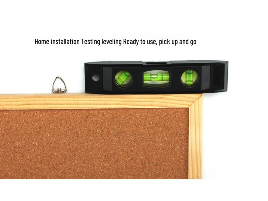 Magnetic Horizontal Mini Spirit Level for Wall Hanging and Decoration