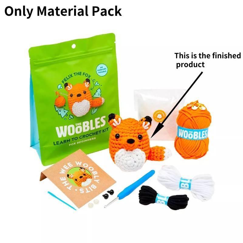 Zestaw do szydełkowania dla początkujących z wciągającymi samouczkami wideo do tworzenia zwierzątek DIY na sezon wiosenny 2023
