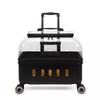 PC Material Pet Suitcase Cat Bag Portable Pet Outdoor Luggage Transparent Dog Aviation Box Small Cart Household Pet Supplies