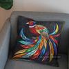 2D Colorful Pheasant Art Pillow For Home Decor Pattern Cushion Cover Suitable For Sofa Bedroom Car Pillow Cover