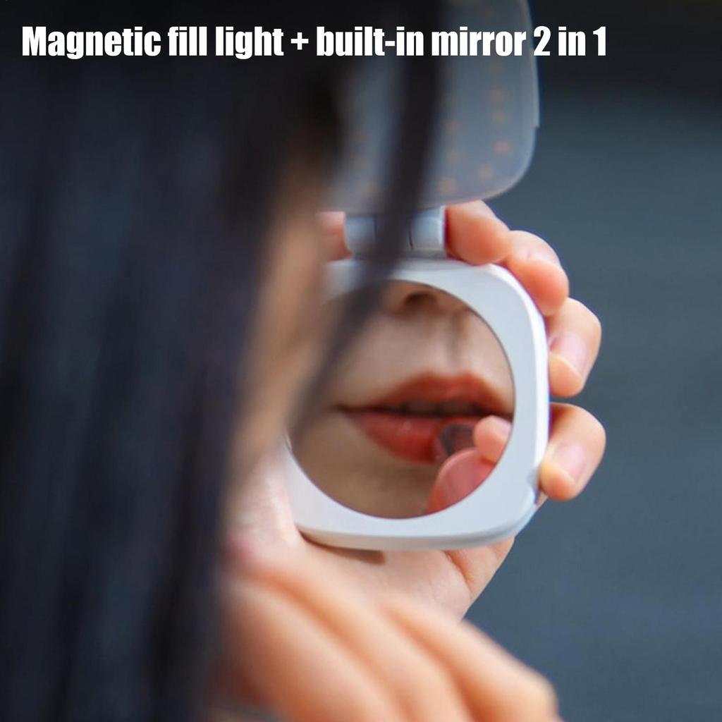 Portable Selfie Light Slim 180 Degree Rotation Lighting Magnetic Phone Selfie Light For Live Streaming Photography Recording