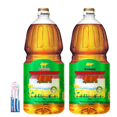 Crest Gum Care Toothbrush (2-Pack) & Arowana Rapeseed Oil (2x1.8L) Bundle