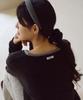 Sayu Brush V-Neck Pullover Black