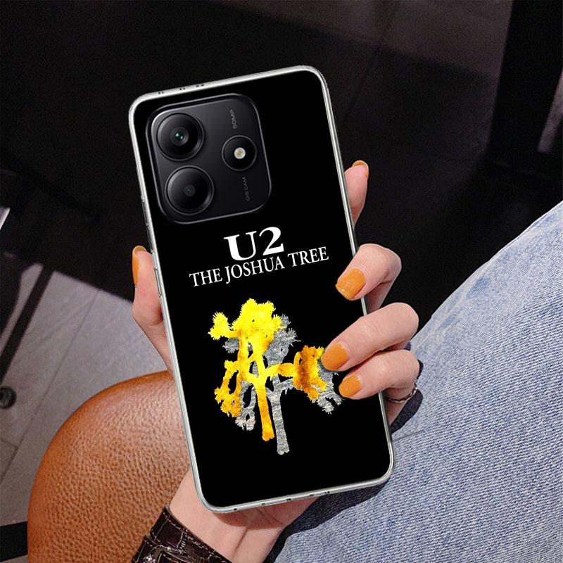 Band U-U2 Rock Phnoe Case for Phnoe Case for Xiaomi Redmi Note 15 14 14S 13 Pro Plus 12 12S 11S 11E 10S 10 11T 5G Unique Cover C