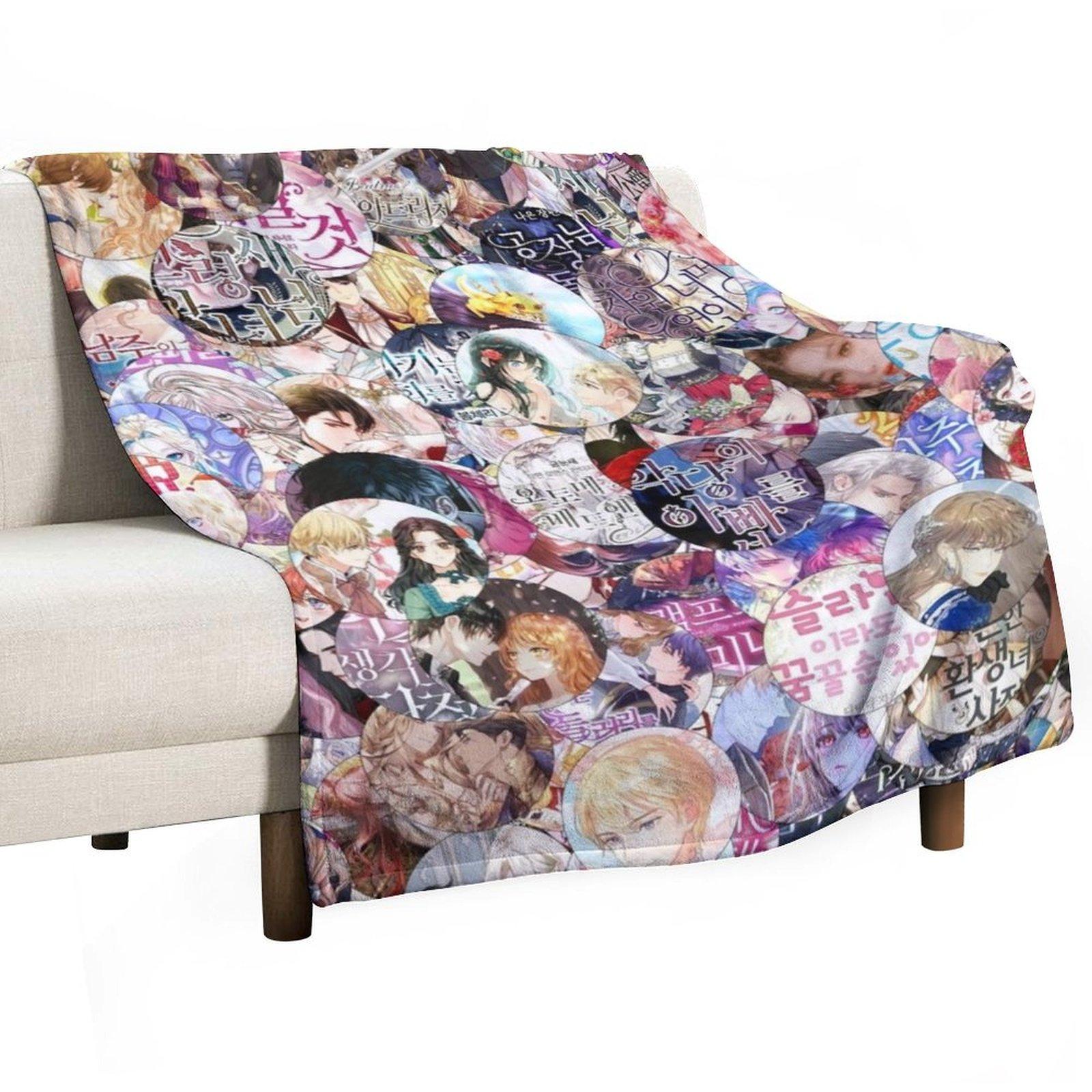 

Manga Throw Blanket Decoratives Luxury christmas decoration Luxury Throw Blankets 30x40in