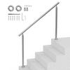 59 Zoll / 150 cm Handläufe für Außentreppen Treppengeländer für Senioren Veranda Terrasse