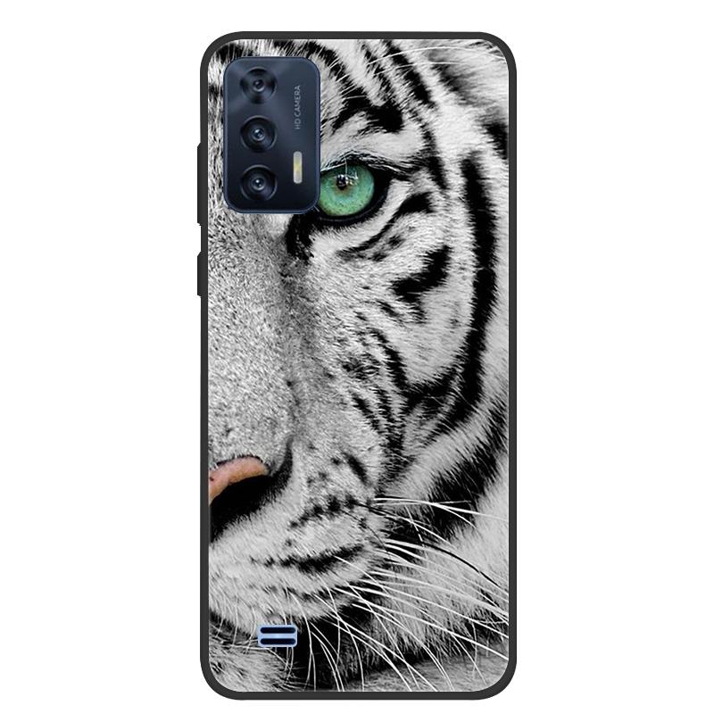 For OUKITEL C31 Case Butterfly Painted Soft Black Silicone Bumper Phone Cover for Oukitel C31 C 31 OukitelC31 Case Coque Fundas