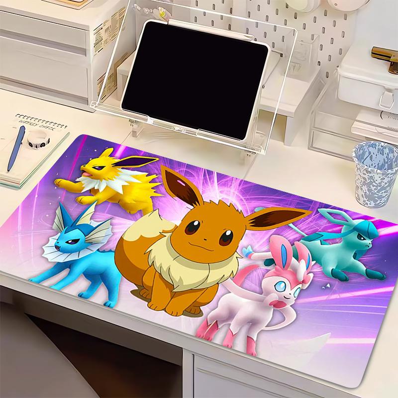 

xxl Mouse Pad P-Pokemon Anime Gamer Gaming Accessories Varmilo Keyboard Pad PC Computer Natural Rubber Desk Mat Carpet Mousepad 30x60x0.2cm