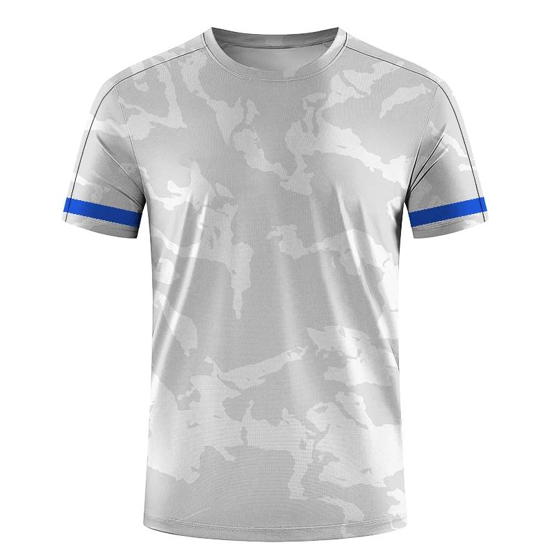 Outdoor Fitness Gym Tops Herren Kurzarm T-Shirt Freizeit Rundhals Damen T-Shirts Sommer Schnelltrocknend Herren Kleidung Streetwear
