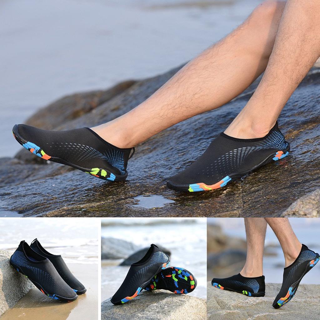 Buy Water Shoes Beach Shoes Waterproof Slip On Breathable Aquaschuhe