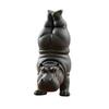 Yoga Hippopotamus Resin Statue, Hand‑made Animal Figurine, Decorative Table Ornament for Yoga Lovers Gift