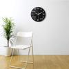 The Geeky Days Math Equations and Notations Mathematics Chalkboard Geek Battery Operated Wall Clock Silent Non-Ticking Quartz Clock Educational Gifts