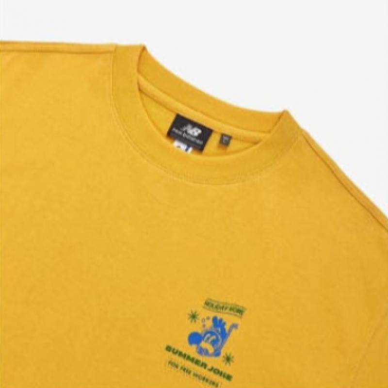 New Balance Half Club  Nbneb2l213 Ye Nb X Mbw Ii Swim Short Sleeve Tee