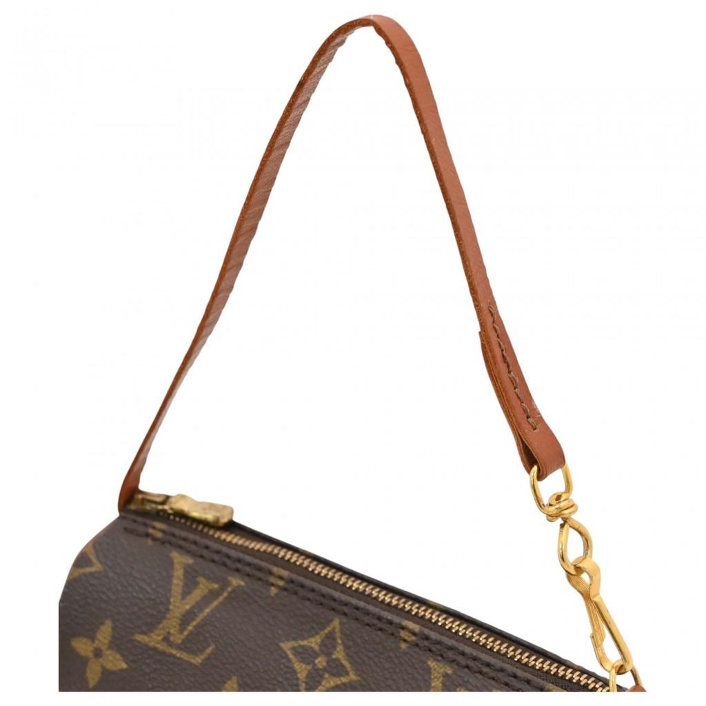 Auth LOUIS VUITTON Monogram Papillon Pouch Handbag PVC M51365 lv6618bb