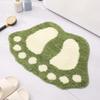Cartoon Foot Shaped Toilet Mat Absorbent Non-Slip Mats Comfortable Resistant Carpet Washable Household Door Pads Nordic Style Thickened Bathroom Mat