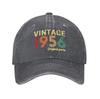 Vintage 1976-1996 Bedrukte Gewassen Katoenen Baseballpet