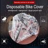 Disposable Transparent Plastic Bicycle Covers, Bicycle Waterproof and Dustproof Covers, Outdoor Fitness Equipment Covers