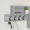Wall Mounted Nightstand Grey Sonoma 100 x 12 x 43.5 cm